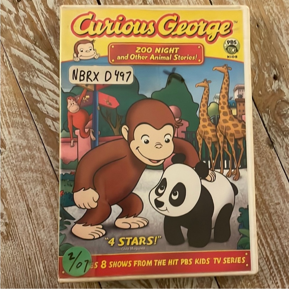 3/$15 u pick dvds📀or 1 for $9~ 🐒Curious George, Zoo Night🐒